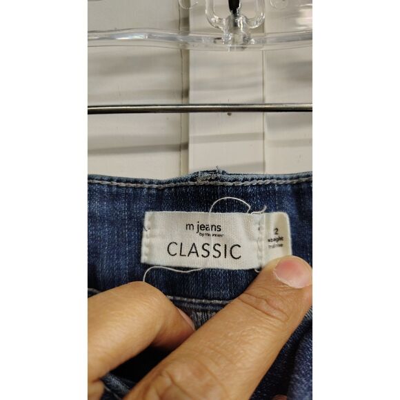 m jeans Classic Straight Mid Rise Size 12 Women's Denim Jeans - Picture 3 of 7